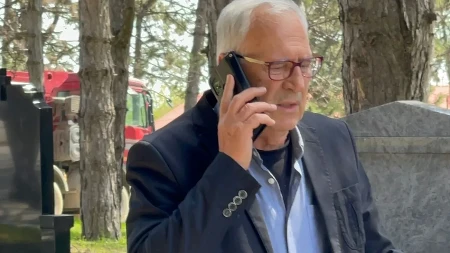 VANJA BULIĆ SA SUPRUGOM STIGAO NA LEŠĆE DA ISPRATI ČEDINU LJILJU Slađana posle toliko godina u javnosti