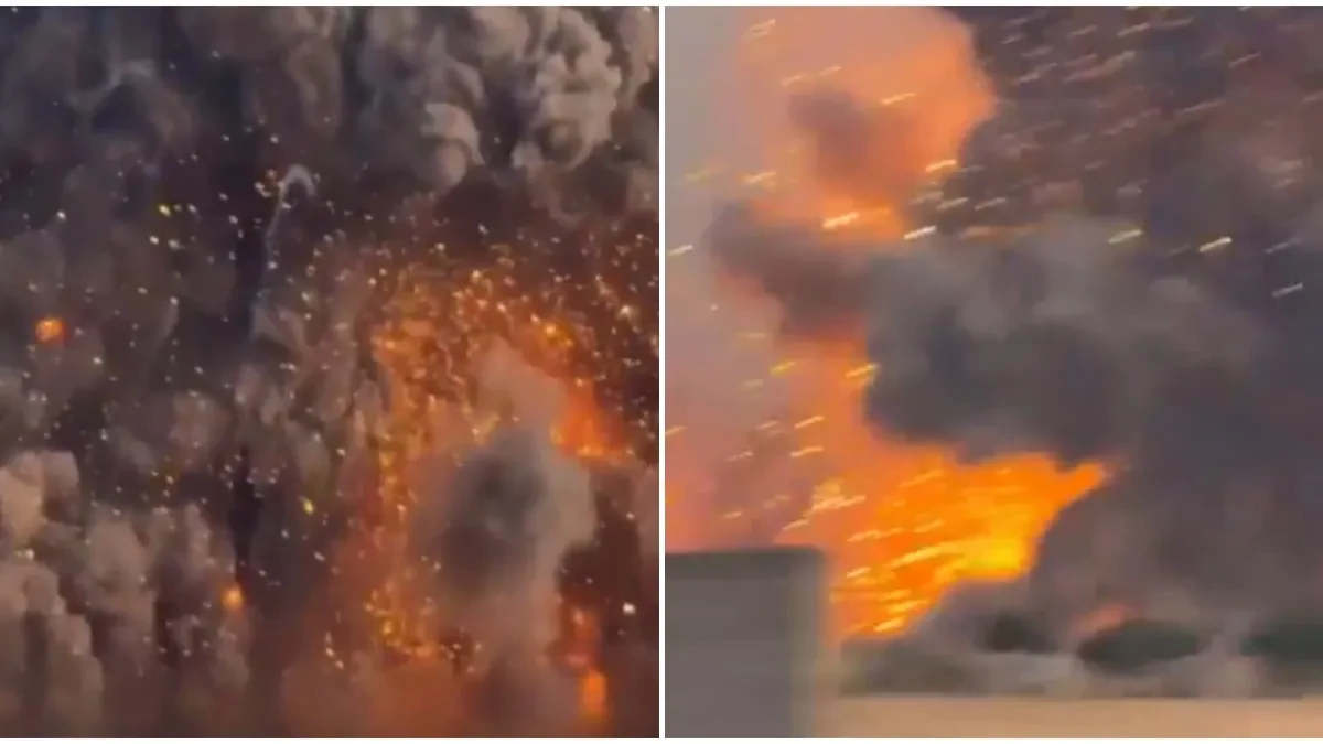 STRAŠNI SNIMCI IZ IRANA Odjekuju snažne ekspolozije, kuljla gust dim, ljudi snimaju u neverici (VIDEO)