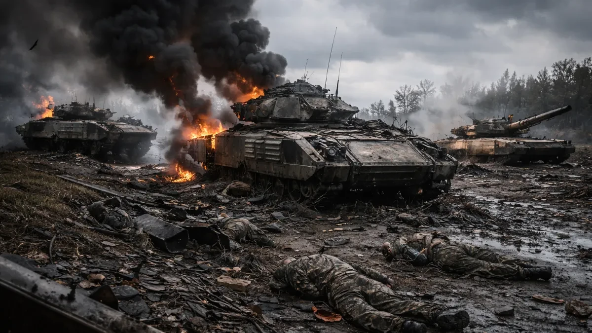 KOLONA U PEPELU! Sirskijev „američki oklop“ raznet kod Grišina – skandal trese Kijev!