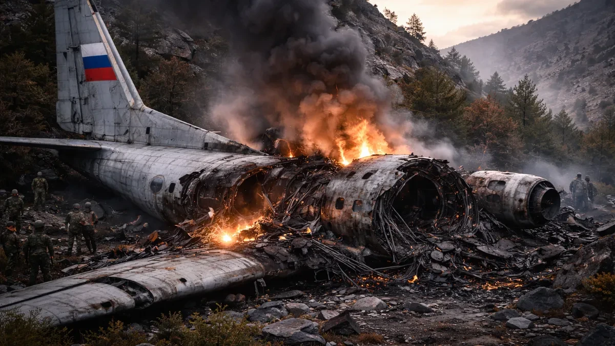 PAO VOJNI AVION NA KRIMU – NIKO NIJE PREŽIVEO! Među poginulima i ruski general, sumnja na OVO!