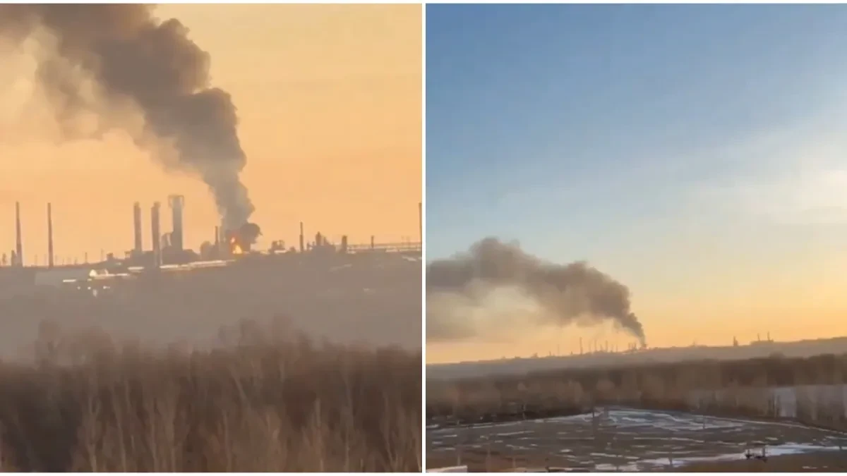 DRONOVI SE USTREMILI NA RAFINERIJU NAFTE U RUSIJI Buknuo veliki požar, pojavio se snimak