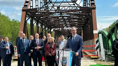 VUČIĆ NA NOVOM MOSTU U TOMAŠEVCU: Jasan signal za dodatna i važna ulaganja!