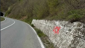 UŽAS! UČK grafiti na putu za Gazivode!