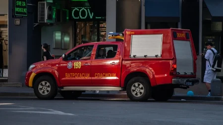 IZGOREO LOKAL U KRAGUJEVCU Deo naselja ostao bez struje