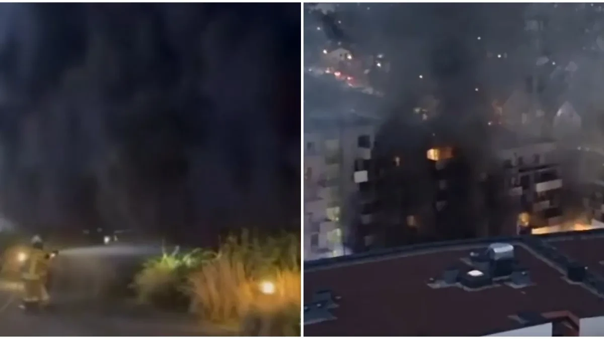 CRNI DIM KULJA IZ ZGRADE, 20 POVREĐENIH Veliki požar u Gracu (VIDEO)