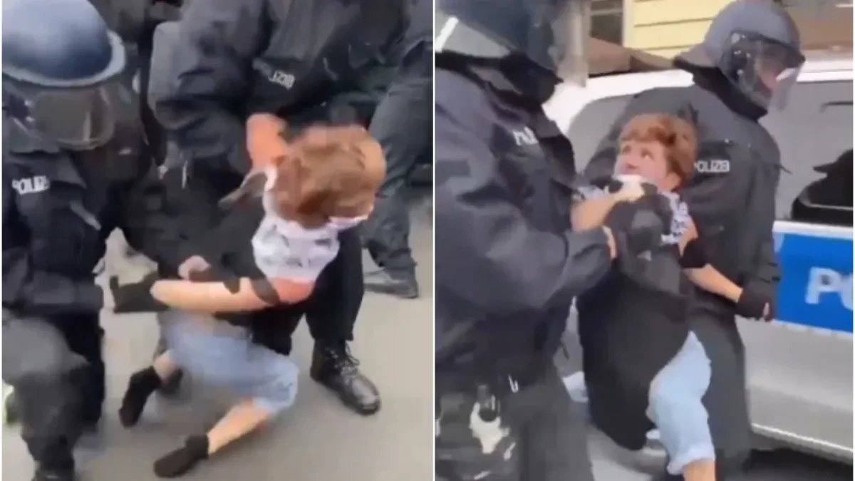 IZAZIVANJE HAOSA SE NE PRAŠTA Kako se policija u Nemačkoj obračunava sa ženama koje mirno protestuju (VIDEO)