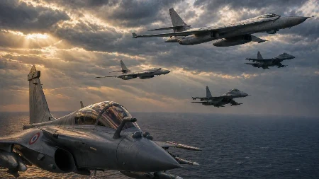 NEBO PRED EKSPLOZIJOM! Rafali poleteli na ruske avione — sekunde delile svet od incidenta