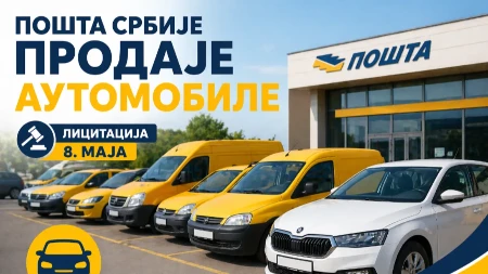 POŠTA SRBIJE PRODAJE AUTOMOBILE Licitacija 8. maja 