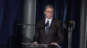 OD ZMIJARNIKA, MOČVARNOG PODRUČJA, NAPRAVILI SMO NAJLEPŠI DEO JUGOISTOČNE EVROPE Vučić se obratio na otvaranju vidikovca na Kuli Beograd 