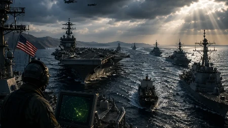 AMERIČKA FLOTA STEŽE OBRUČ OKO IRANA, ratni brodovi preplavili more (FOTO/VIDEO)