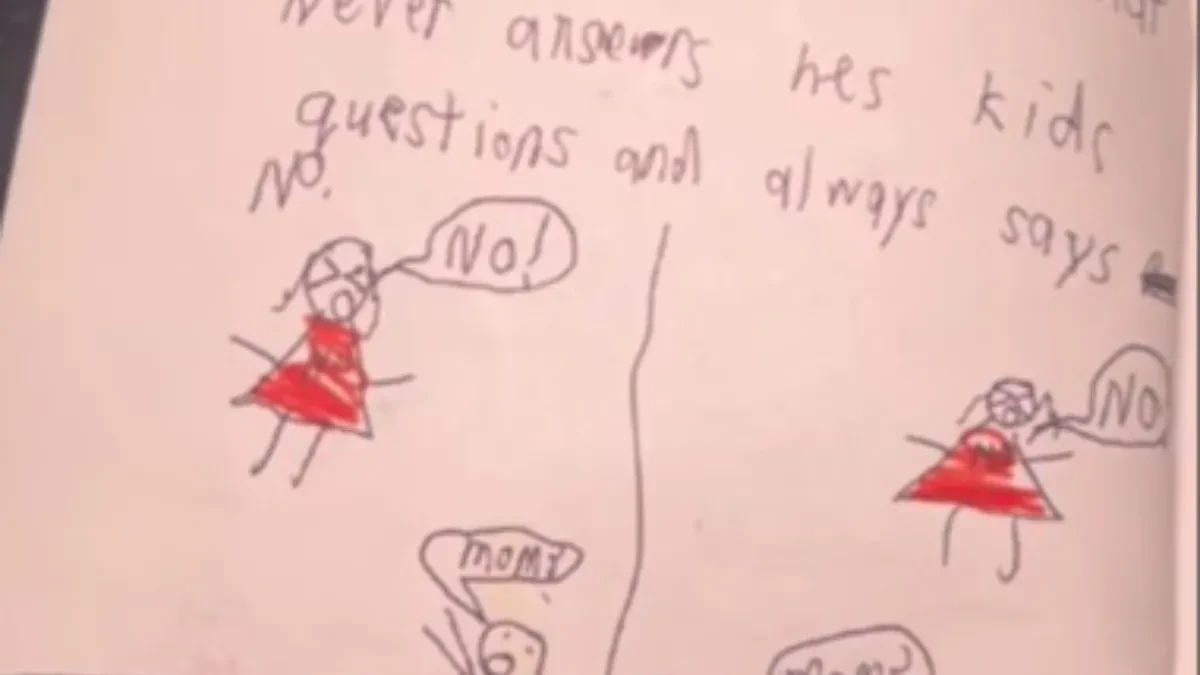 INTERNET GORI! Dečak nacrtao mamu kao neprijatelja broj 1 – razlog je GENIJALAN!