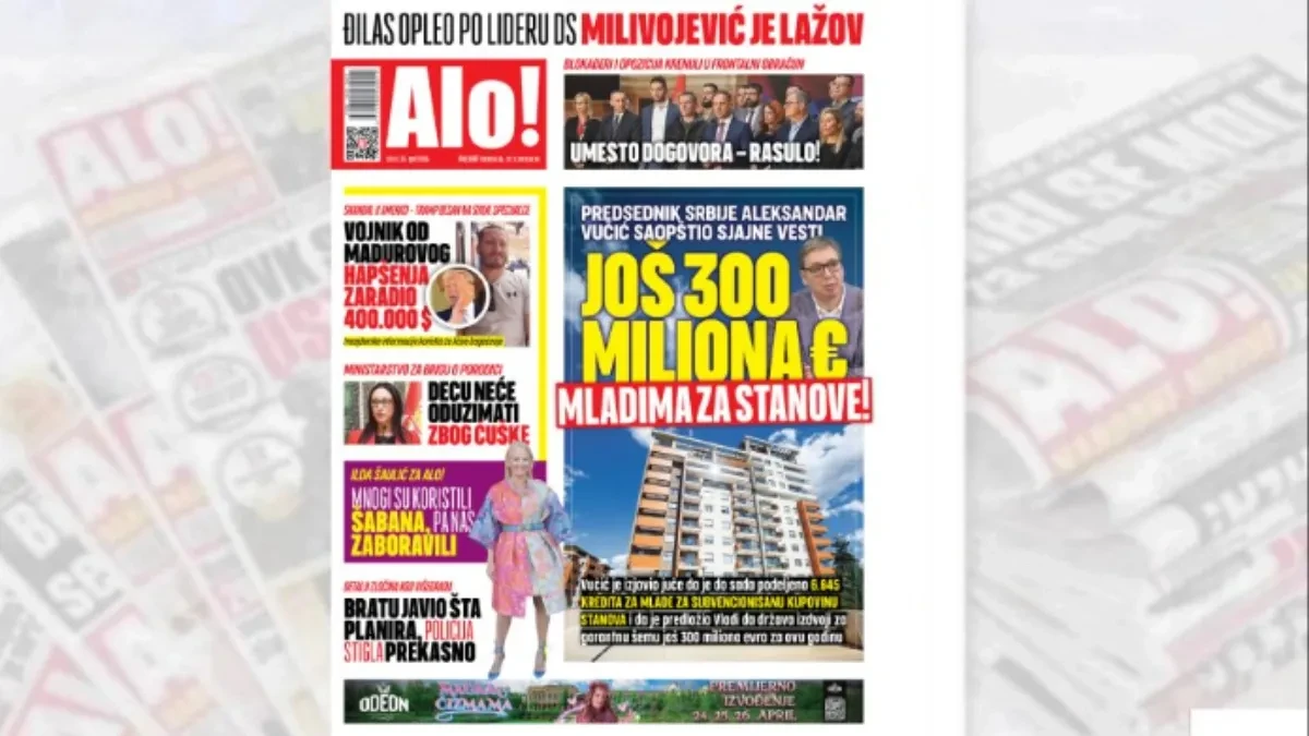 Još 300 miliona evra za stanove za mlade! Predsednik Srbije Aleksandar Vučić saopštio sjajne vesti 