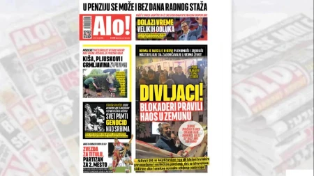 DIVLJACI! Blokaderi pravili haos u Zemunu! NJIMA JE NASILJE U KRVI Plenumaši i zboraši nastavljaju da zagorčavaju ljudima život 