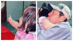 TATA SE VRATIO S POSLA, A BEBA URADILA OVO Reakcija koja je nasmejala milione (VIDEO)