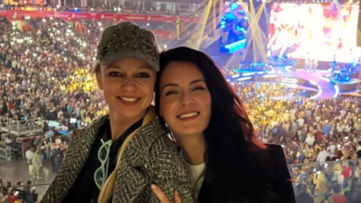 "MOJA LEPA DEVOJKA" Kilibarda u provodu sa Mandžukom grle se u Areni! (FOTO)