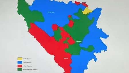 HRVATI HOĆE SVOJU REPUBLIKU U BIH! Objavljena mapa! Sarajevo i Zagreb u klinču!
