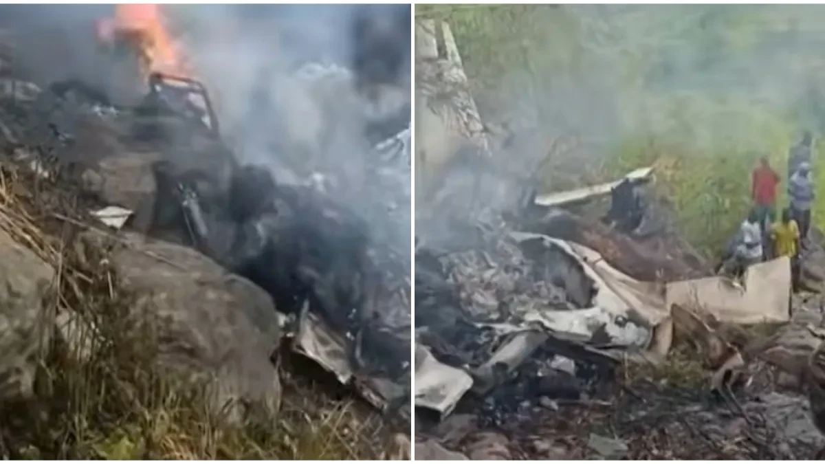 SRUŠIO SE AVION, NEMA PREŽIVELIH Strašne scene sa mesta nesreće (VIDEO)