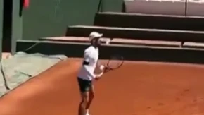 OVO SU SVI ŽELELI DA VIDE Ovako izgleda važan trening Novaka Đokovića (VIDEO)