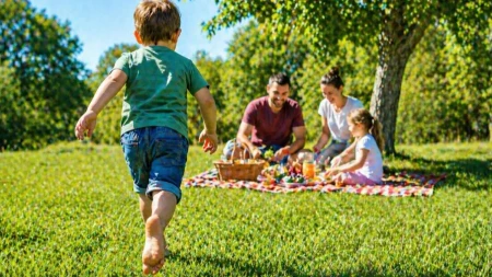 Deca i bosonogo trčanje po travi: da li je zdravo ili rizik za Prvi maj?