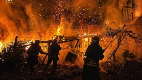 Krvavi napad na Odesu: Grad u plamenu, 18 ranjenih - gore zgrade, vrtić, automobili!