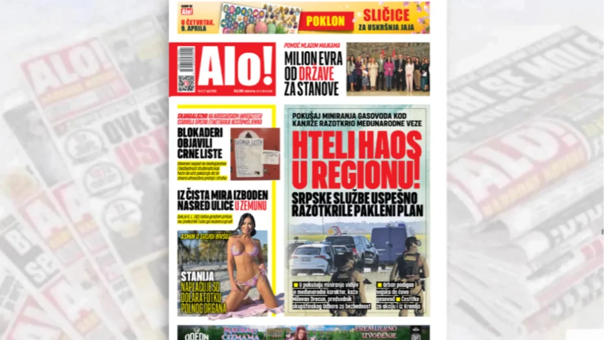 HTELI HAOS U REGIONU! Srpske službe uspešno razotkrile pakleni plan