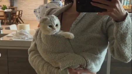 Kajli pokazala novog ljubimca: Mače s dijamantskom ogrlicom izazvalo haos na internetu