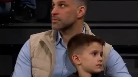 ALIMPIJEVIĆ SA SINOM GLEDAO PARTIZAN Selektor Srbije ne može bez košarke