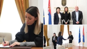 TURISTIČKI BUM NA POMOLU U ĆIĆEVCU, PETROVAC NA MLAVI DOBIJA NOVE LOKALNE PUTEVE Ministarka Mesarović potpisala važne projekte