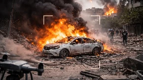 STRAVIČAN UDAR IZRAELA! Auto novinara raznet u plamenu – tvrde da je bio HAMAS operativac, region klizi u haos!