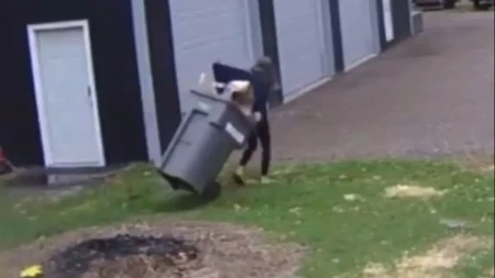 Krenula da izbaci smeće, pa doživela totalni haos: Njena borba je postala viralni hit! (Video)