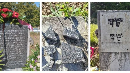Bruka i sramota! Ponovo uništena spomen-ploča žrtvama fašizma  u Slaboštini, među ubijenima i deca (FOTO)