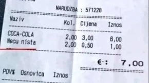 Turisti u Crnoj Gori naplatili "neću ništa" u kafiću: Račun postao hit na mrežama