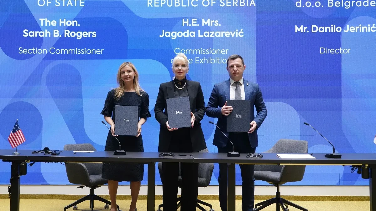 Odlične vesti: Potpisan Ugovor o učešću Sjedinjenih Američkih Država na Ekspo 2027