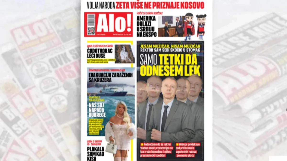 Samo tetki da odnesem lek! Jesam muzičar, nisam muzičar: Đokić sam sebi skočio u stomak