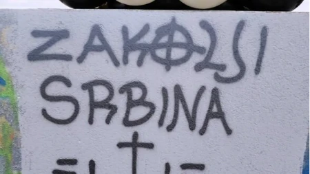 Ustaški otrov preplavio Solin: Jezive poruke protiv Srba šokirale region