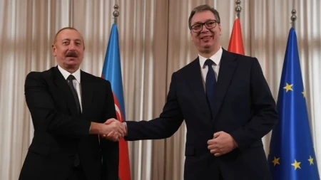 Predsednik Vučić stigao u Baku: Sledi sastanak sa predsednikom Azerbejdžana Alijevim