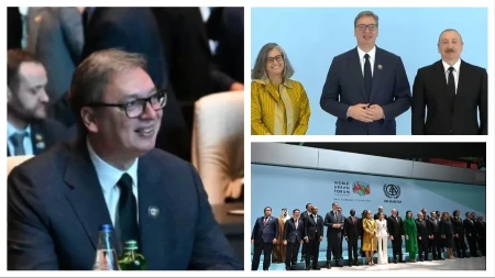 Vučić stigao na Svetski urbani forum u Bakuu: Obratiće se učesnicima, očekuje ga i niz susreta sa svetskim zvaničnicima