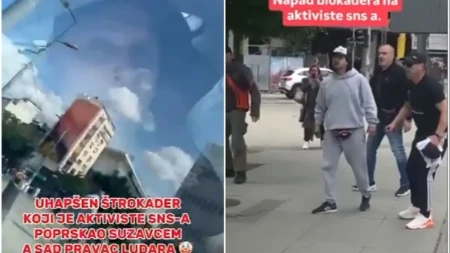 "Stavio mu je nož na leđa" Jezivi detalji napada blokadera na aktiviste SNS na Slaviji!