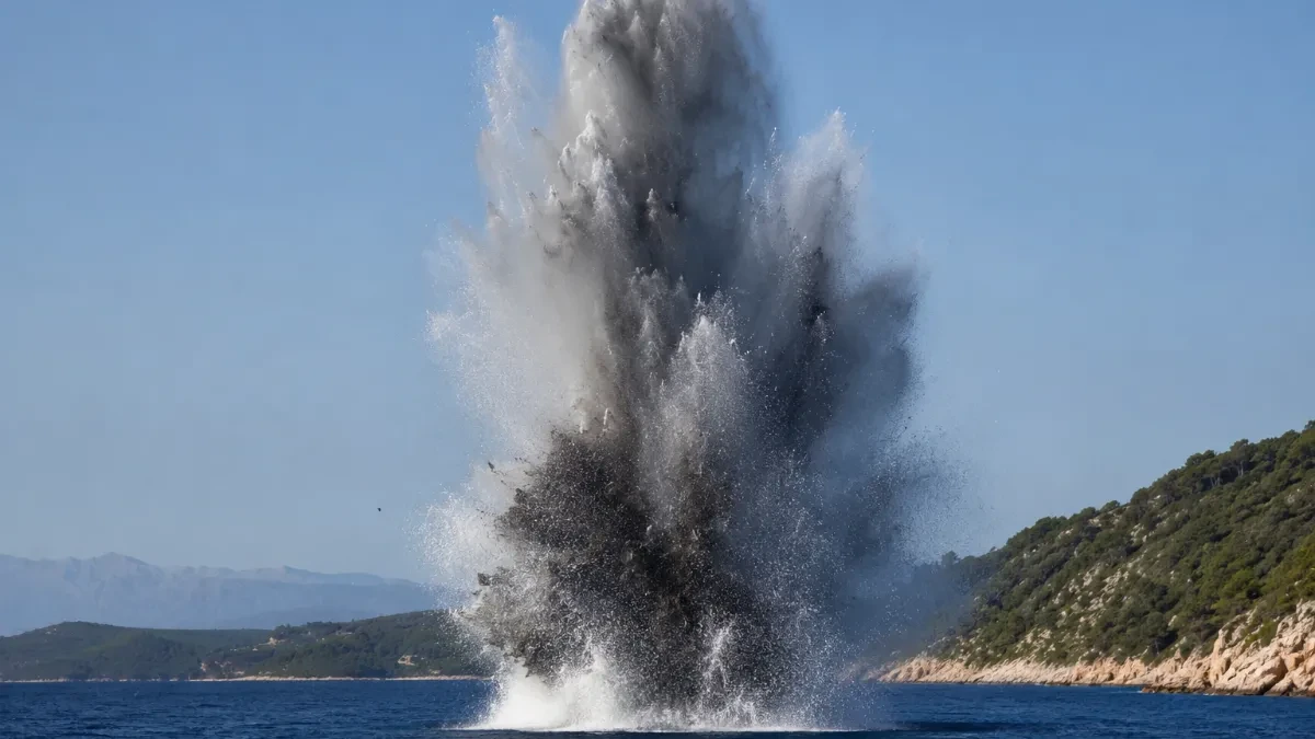 Nemačka bomba eksplodirala kod Hrvatske: Drama na Jadranu