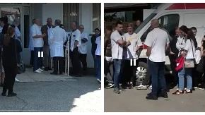Srbima je dosta Prištinskog zuluma: Radnici doma zdravlja u Gračanici daju podrške uhapšenim kolegama