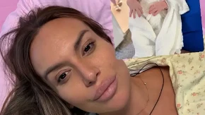 Prva fotografija bebe Joce Stefanovića! Pevačica se oglasila iz porodilišta: "Gospode..." 