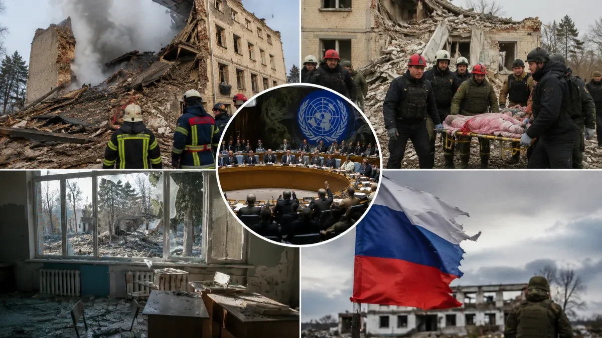 Rusija traži hitnu sednicu UN! Deca zatrpana u ruševinama posle napada na školu