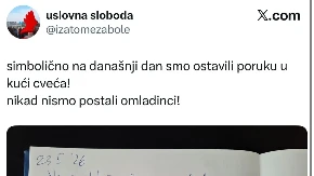 Gde bi drugo oni koji bi ubijali političke protivnike i sline na pomen Zagreba? Blokaderi, Titovi pioniri, idu da se zaklinju u Kući cveća