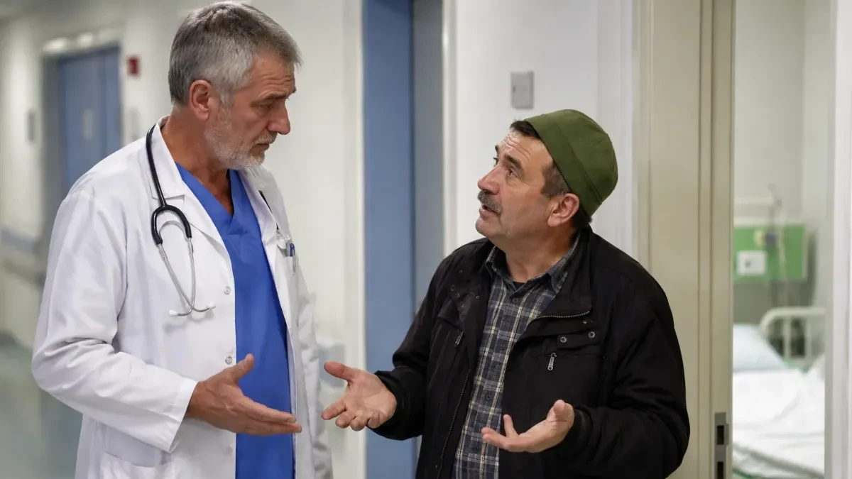 Vic dana: Doktor se nakon pregleda obraća jednom pacijentu...