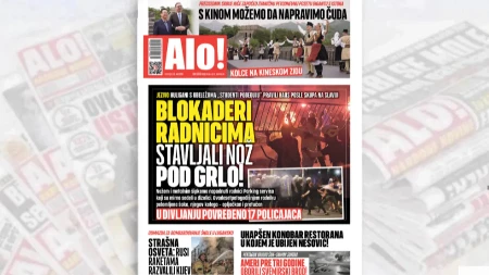 Blokaderi radnicima stavljali nož pod grlo! Huligani s obeležjima „studenti pobeđuju“ pravili haos posle skupa na Slaviji