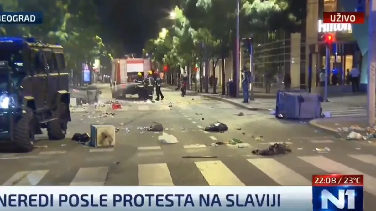 Čak i lažljivi mediji priznali: Studenti su uništili centralnu beogradsku ulicu