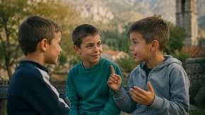 Vic dana: Tri crnogorska dečaka pričaju čiji je otac najbrži...