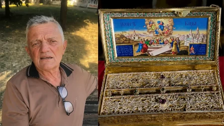 „Krenuli smo u tri ujutru“: Deka iz Republike Srpske satima čekao Pojas Svete Bogorodice, njegove reči dirnule sve