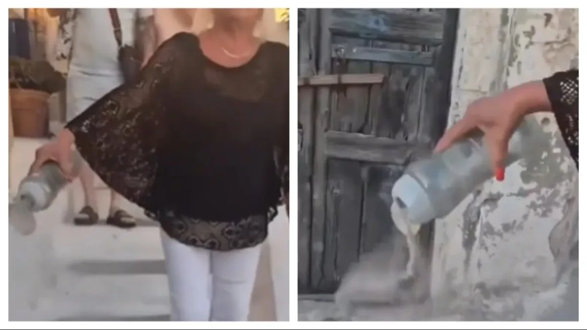 Turistkinja rasipala pepeo muža na stepenicama Santorinija?! Svi šokirani, Grci odmah odreagovali