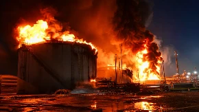 Brutalan udar duboko u Rusiji: Planuli ogromni rezervoari, dim kulja kilometrima